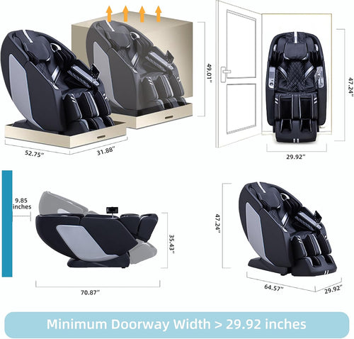 Advanced 4D Zero-Gravity Massage Recliner